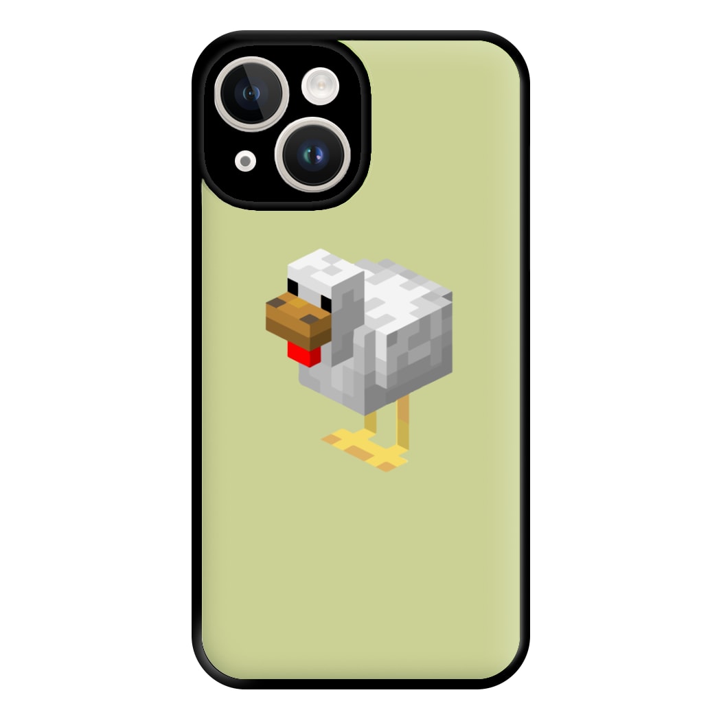 Mining Chicken Phone Case for iPhone 14