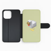 Mining Chicken Flip / Wallet Phone Case 2