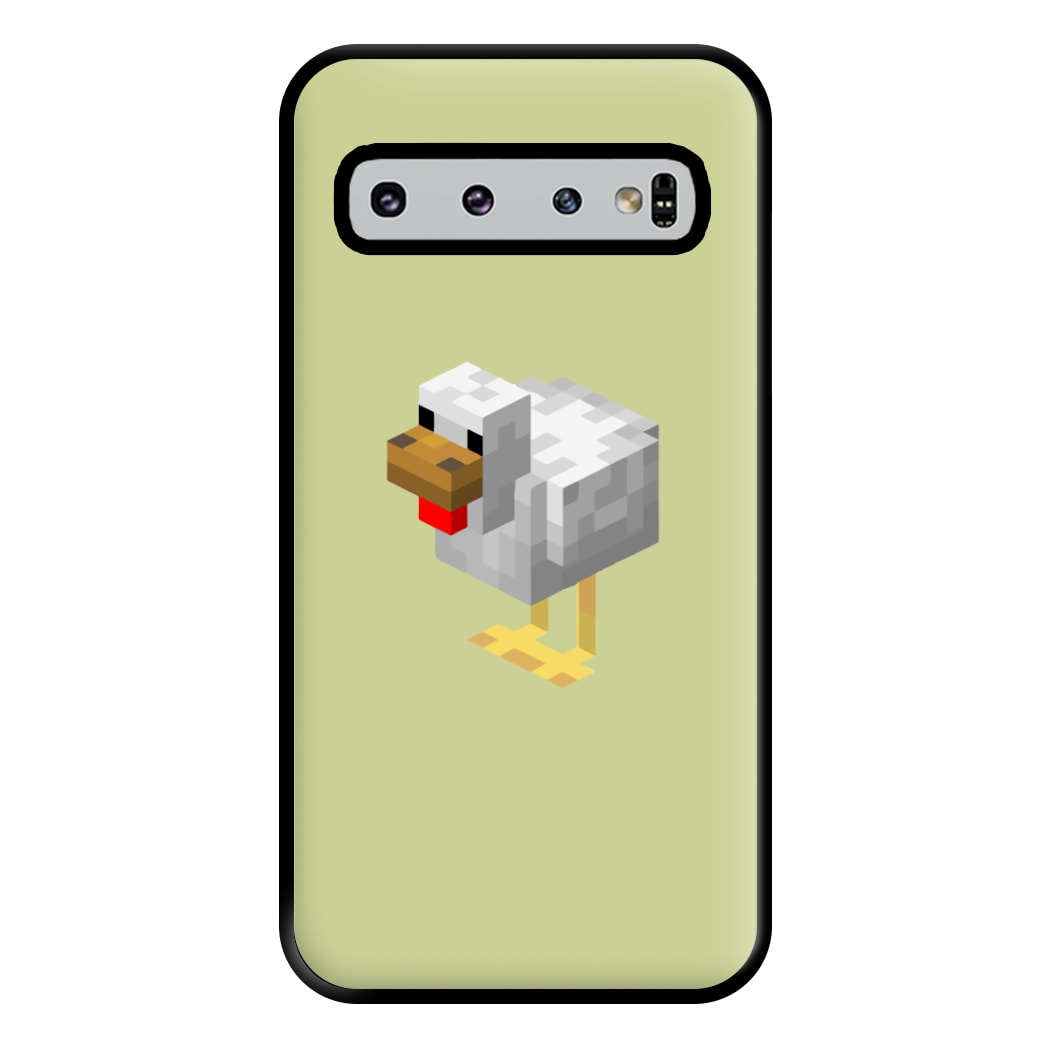 Mining Chicken Phone Case for Galaxy S10 Plus