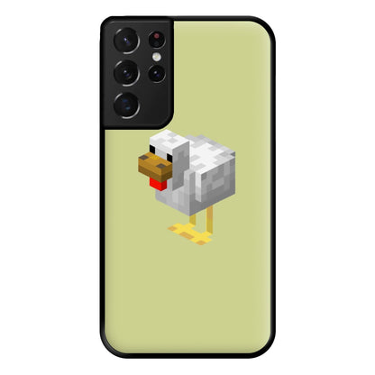 Mining Chicken Phone Case for Galaxy S21 Ultra