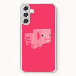 Mining Pig Phone Case for Galaxy A57