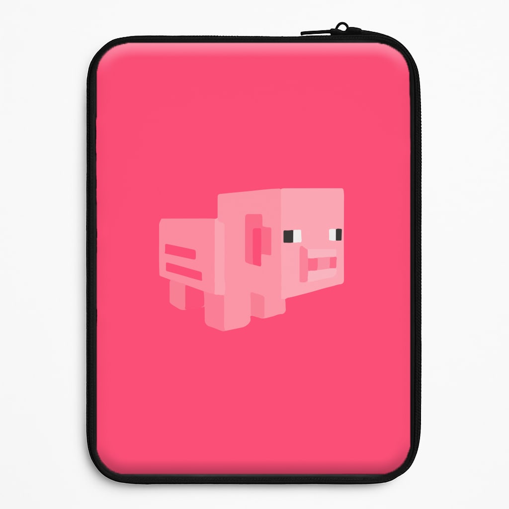 Mining Pig Laptop Sleeve