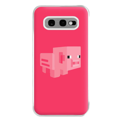 Mining Pig Phone Case for Galaxy S10e