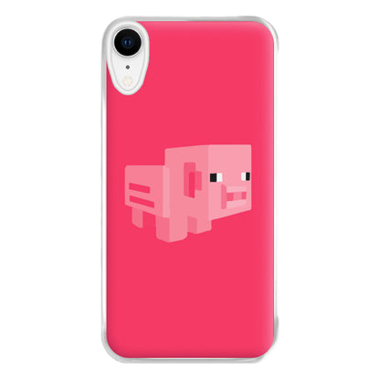 Mining Pig Phone Case for iPhone XR