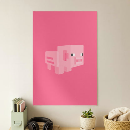 Mining Pig Poster