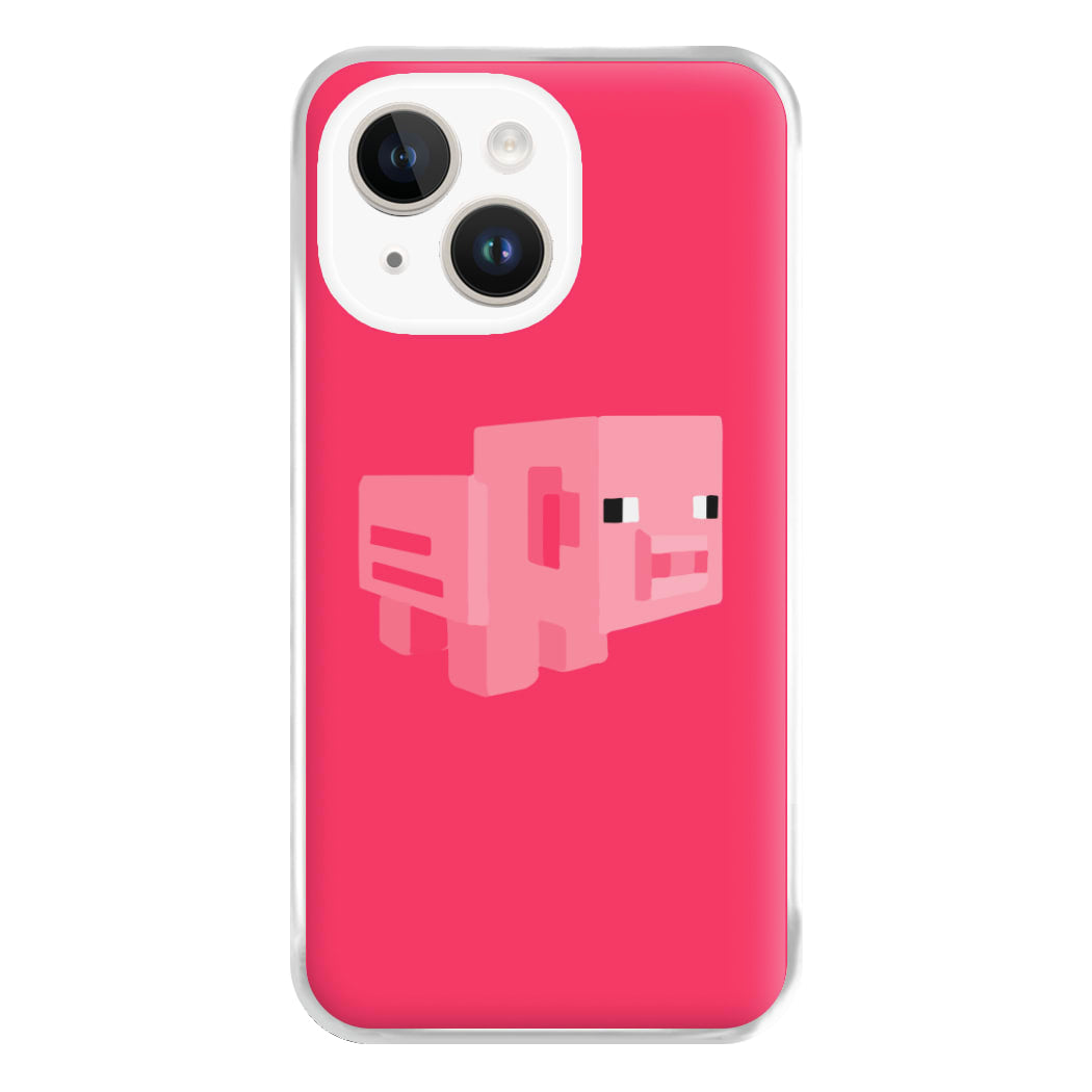 Mining Pig Phone Case for iPhone 14 Plus