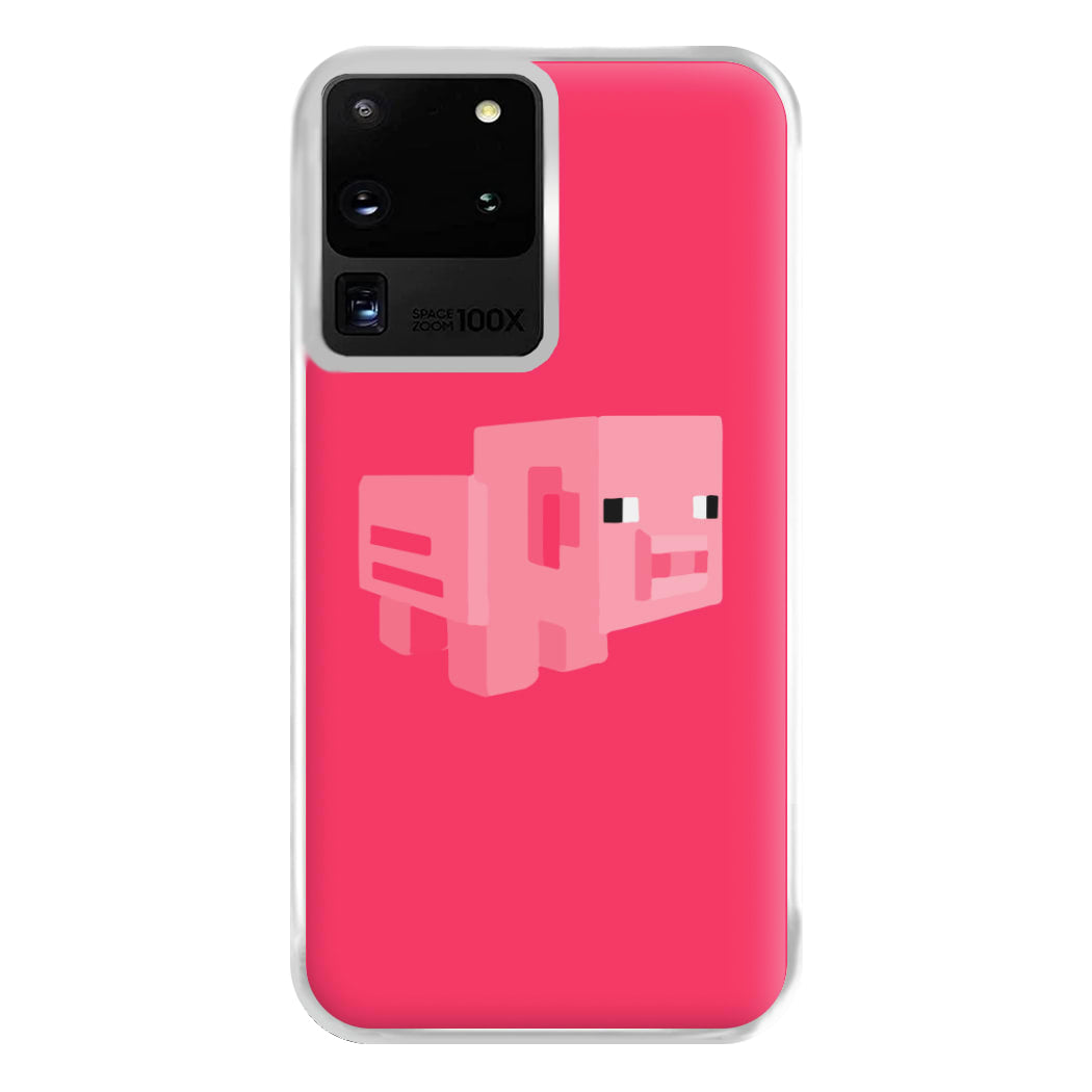 Mining Pig Phone Case for Galaxy S20 Ultra