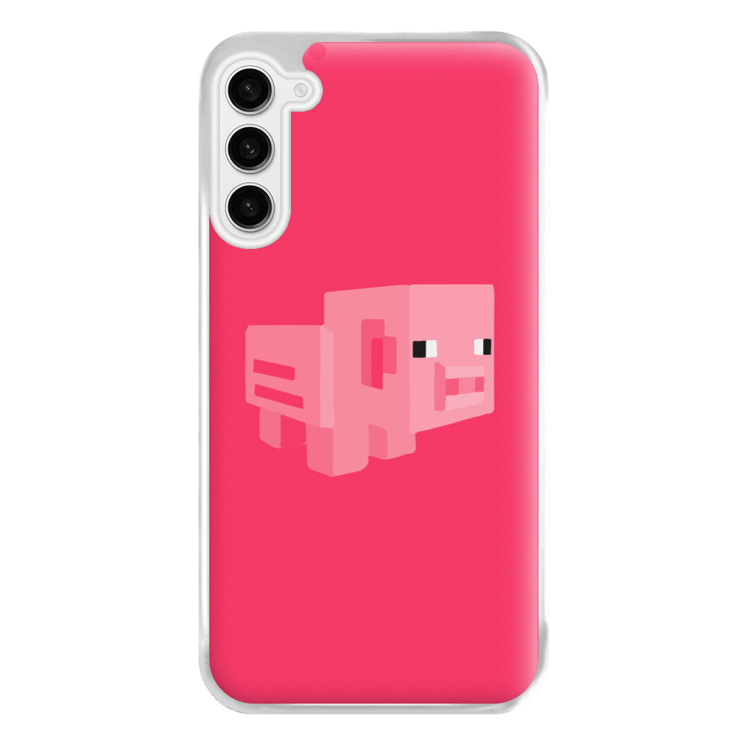 Mining Pig Phone Case for Galaxy S23FE