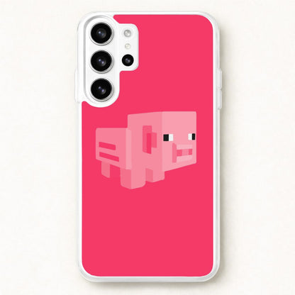 Mining Pig Phone Case for Galaxy S26 Ultra
