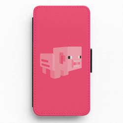 Mining Pig Flip / Wallet Phone Case