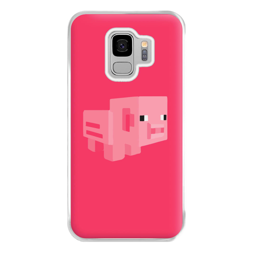 Mining Pig Phone Case for Galaxy S9 Plus