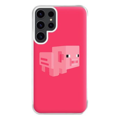 Mining Pig Phone Case for Galaxy S23 Ultra