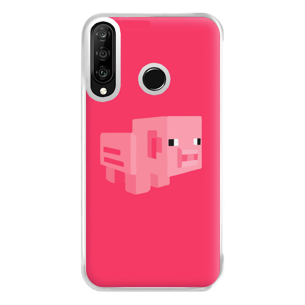 Mining Pig Phone Case for Huawei P30 Lite