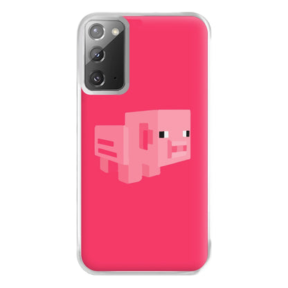 Mining Pig Phone Case for Galaxy Note 20 Ultra