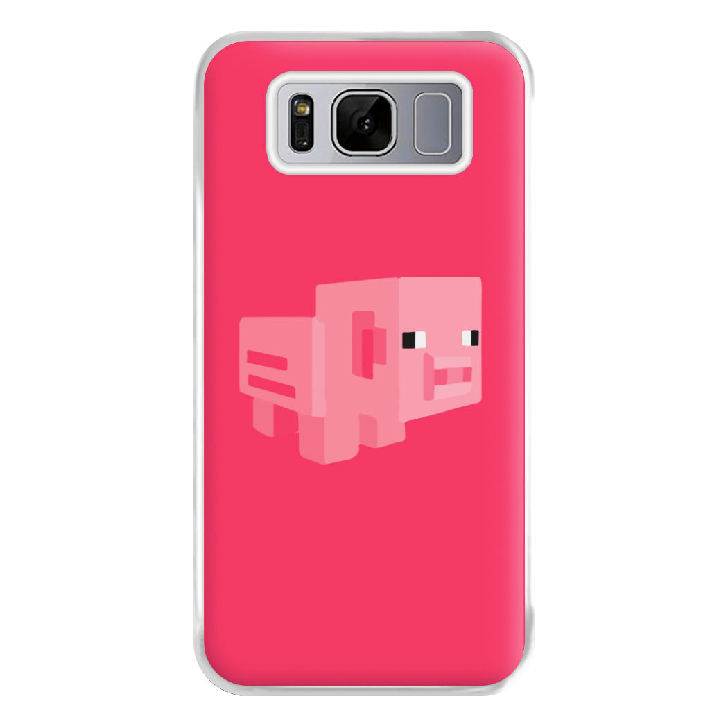 Mining Pig Phone Case for Galaxy S8 Plus