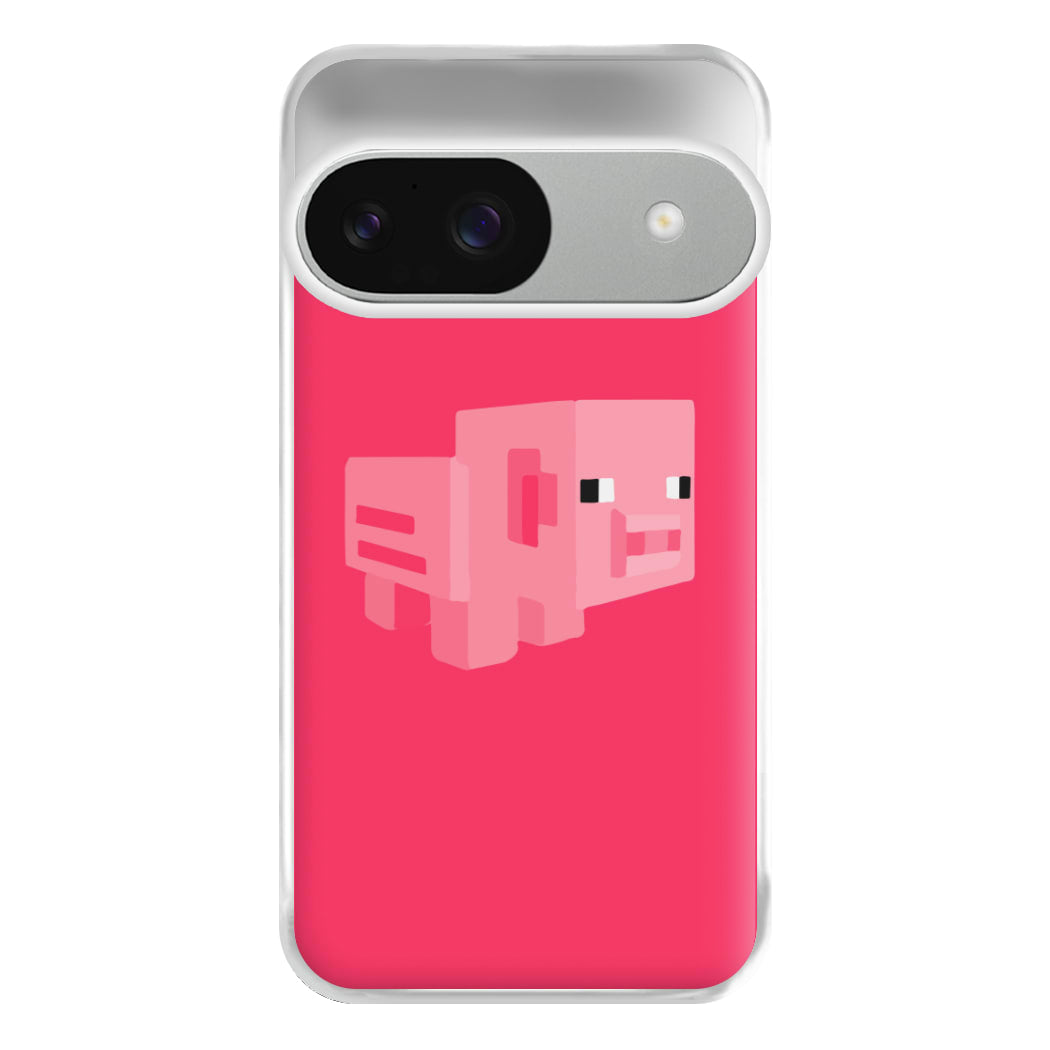 Mining Pig Phone Case for Google Pixel 9 / 9 Pro