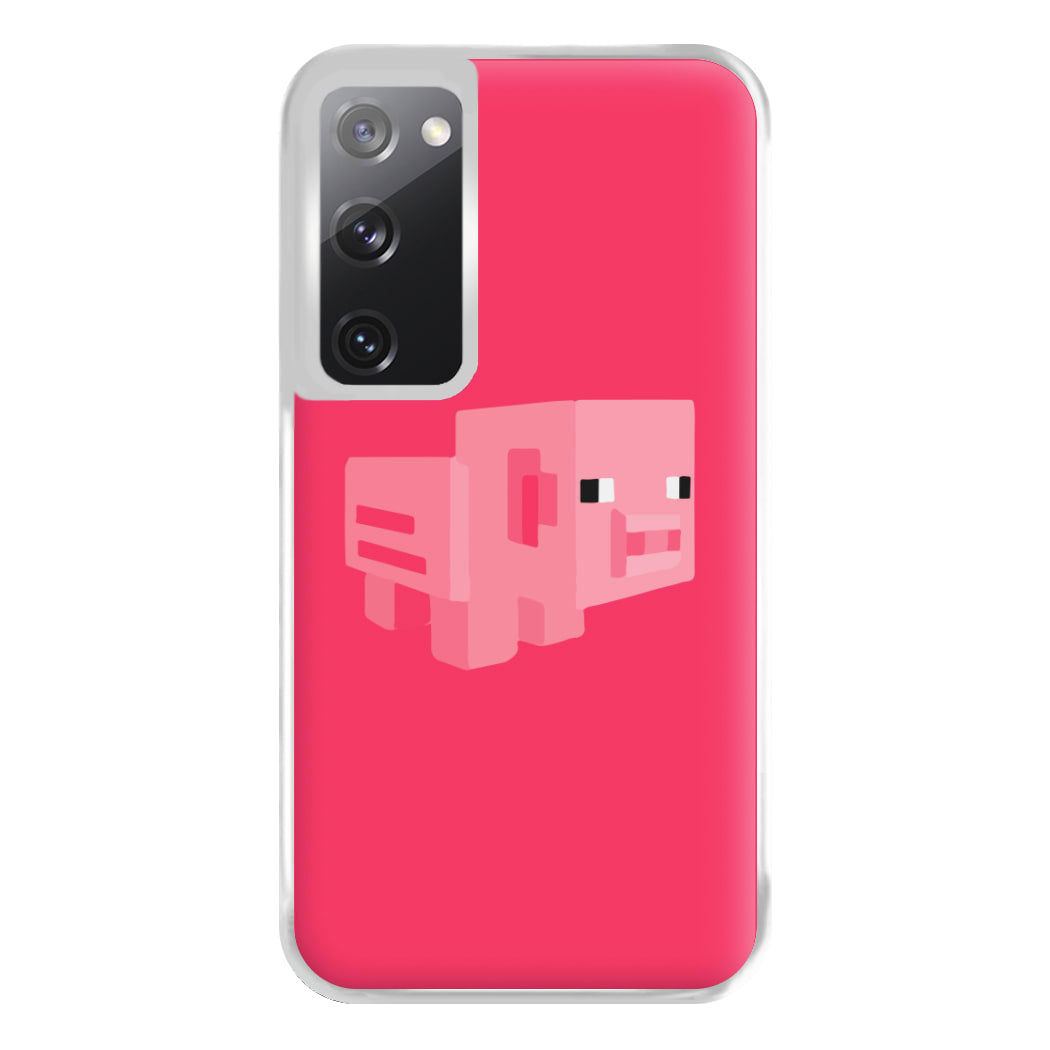 Mining Pig Phone Case for Galaxy S20FE