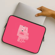 Mining Pig Laptop Sleeve 2
