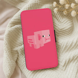 Mining Pig Wallet Phone Case