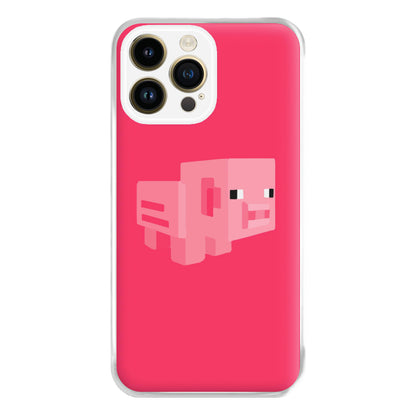 Mining Pig Phone Case for iPhone 14 Pro Max