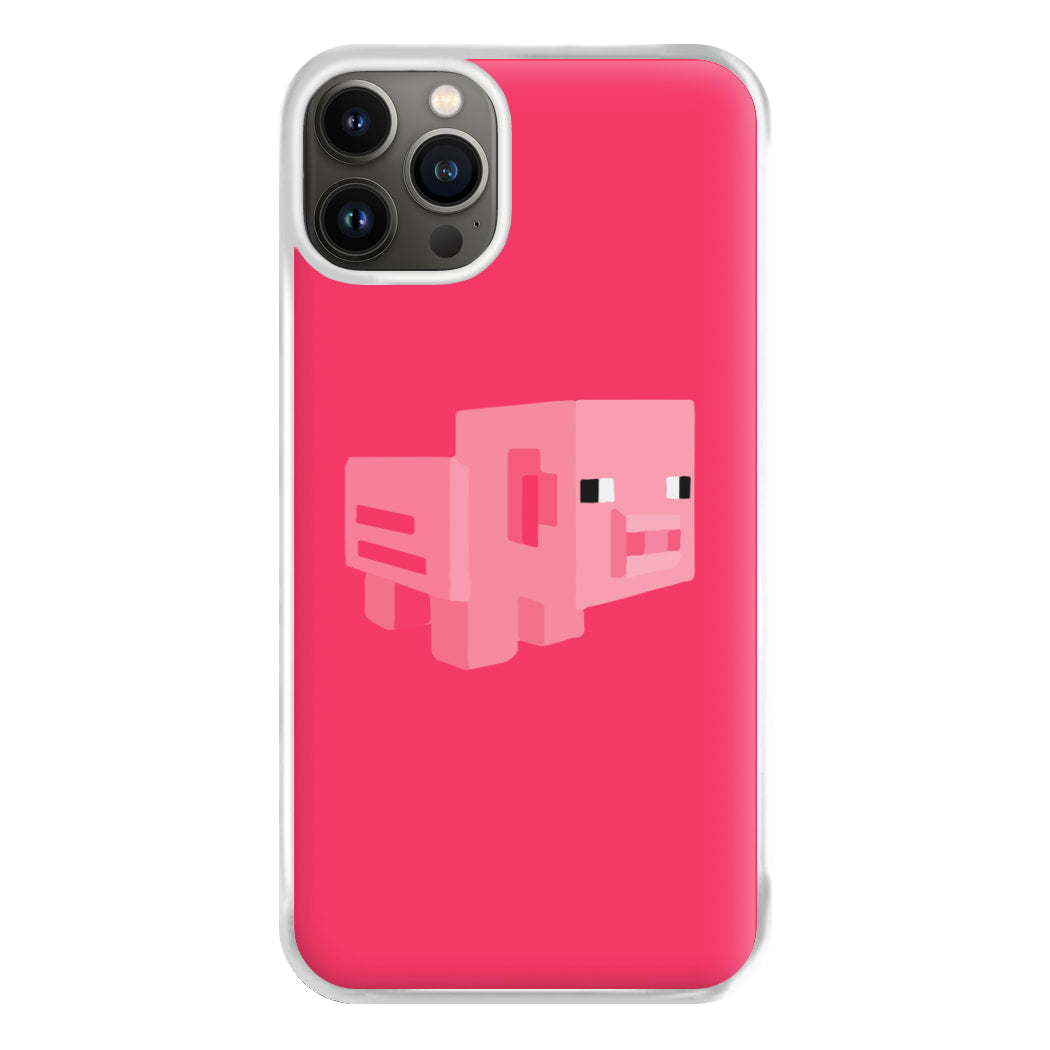 Mining Pig Phone Case for iPhone 13