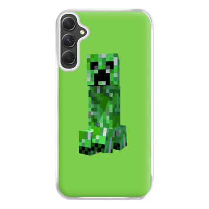 Mining Creeper Phone Case for Galaxy A14