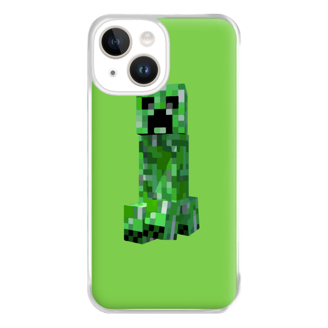 Mining Creeper Phone Case for iPhone 14