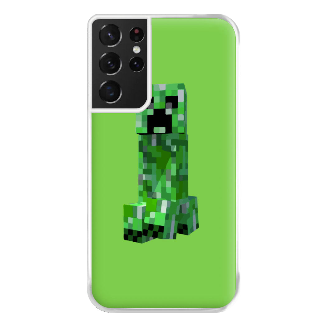 Mining Creeper Phone Case for Galaxy S21 Ultra