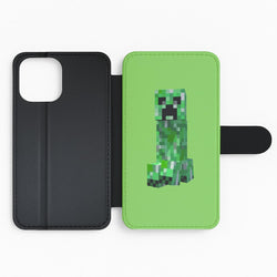 Mining Creeper Flip Phone Case