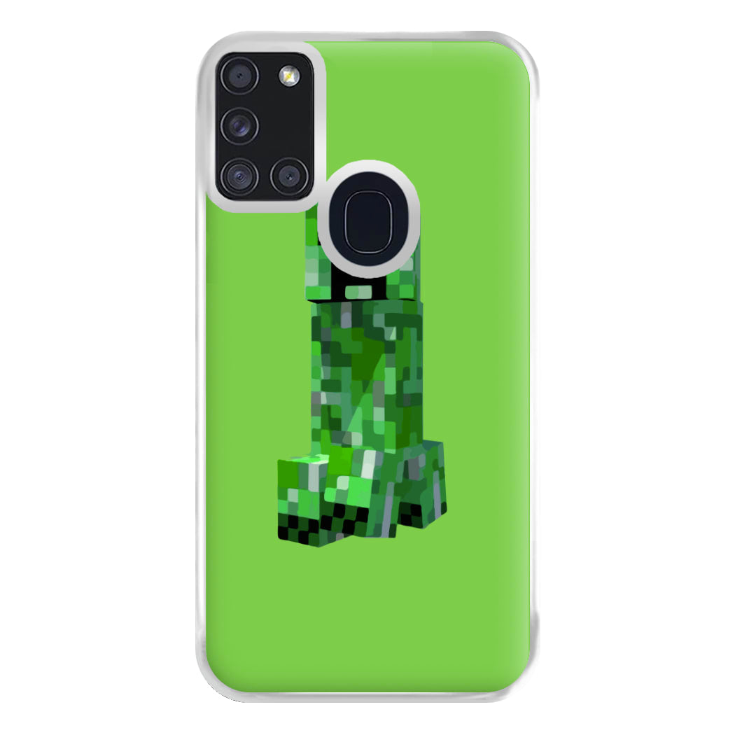 Mining Creeper Phone Case for Galaxy A21s