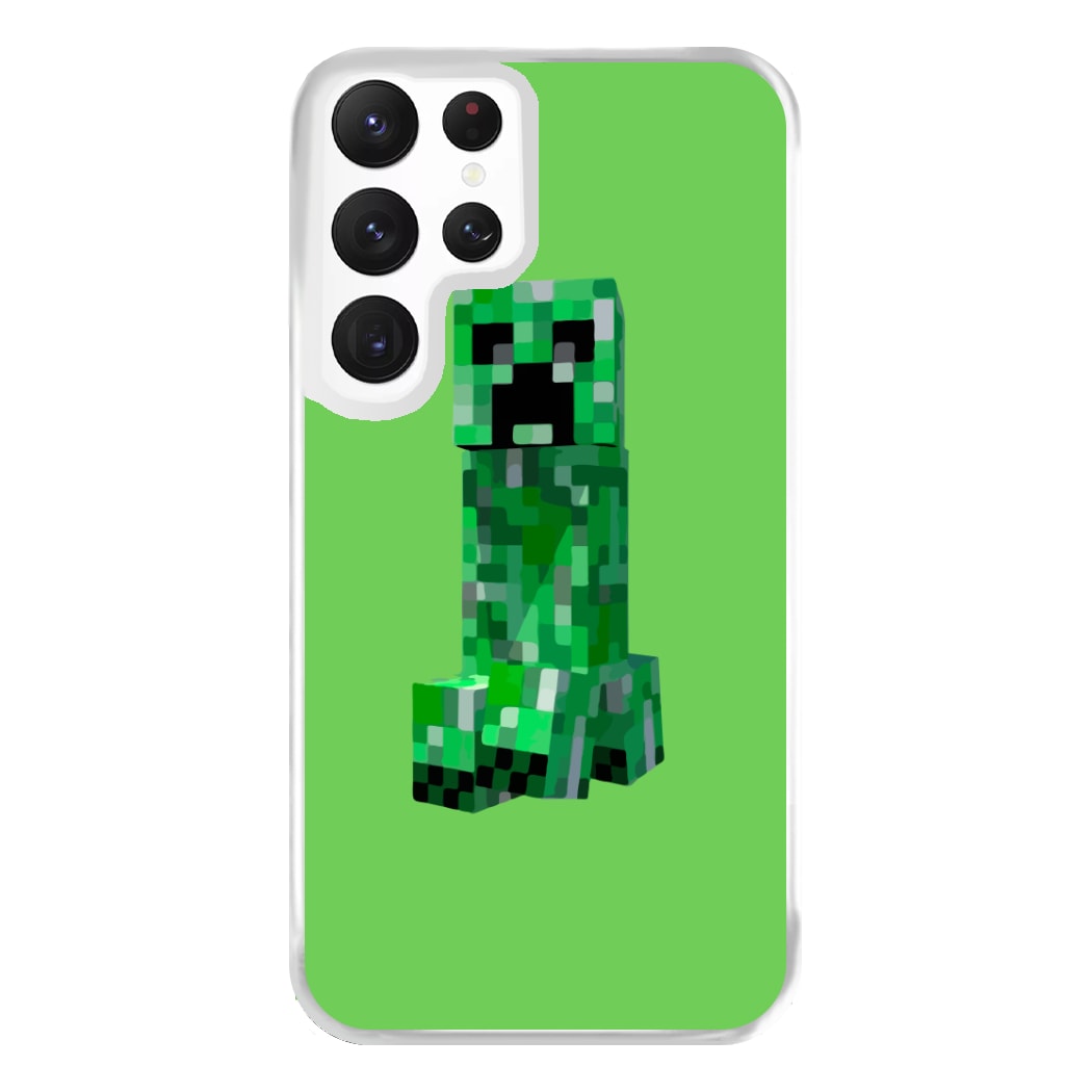 Mining Creeper Phone Case for Galaxy S22 Ultra