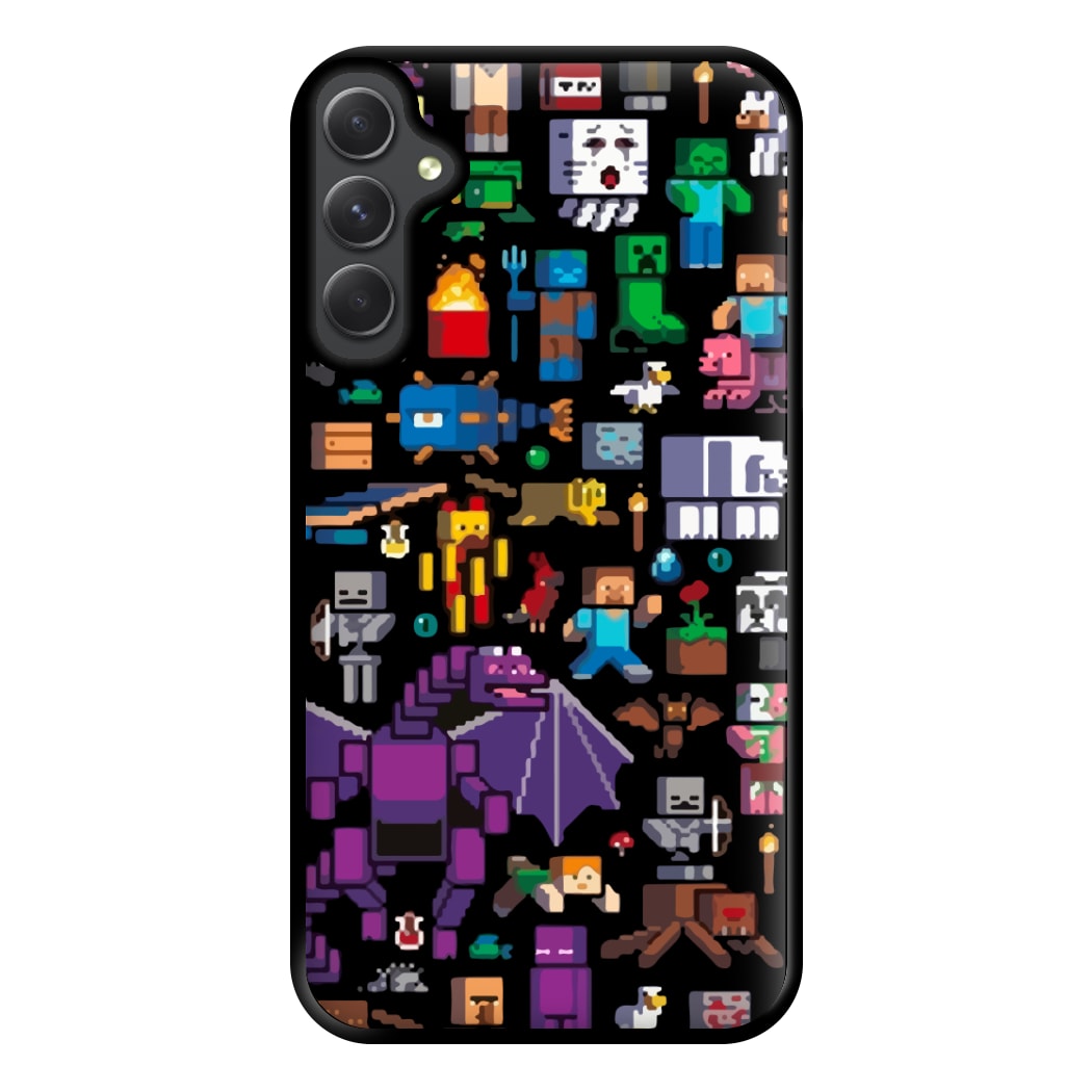 Mining Collage Phone Case for Galaxy A14