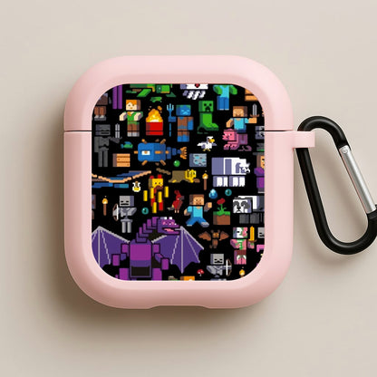 Mining Collage Pink AirPods Case