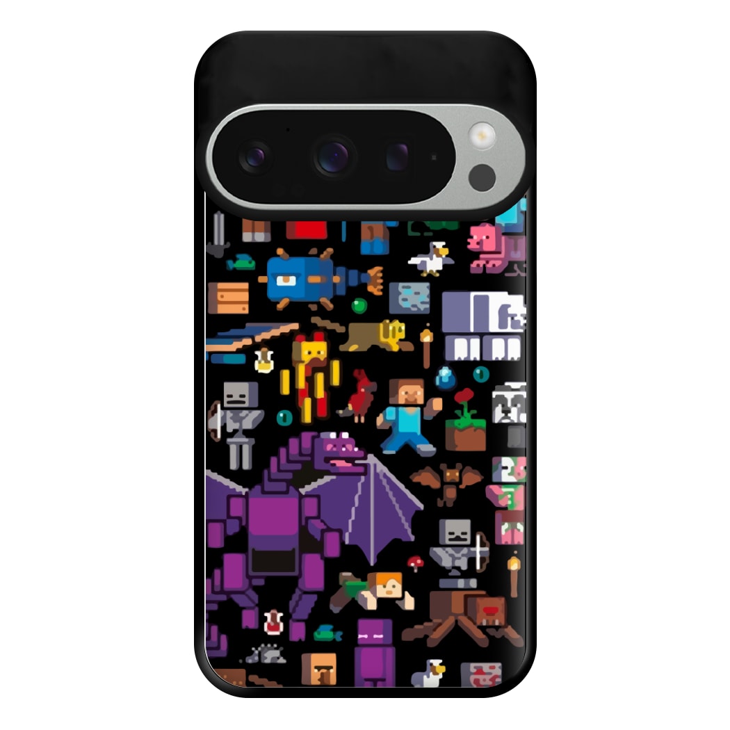 Mining Collage Phone Case for Google Pixel 9 Pro XL