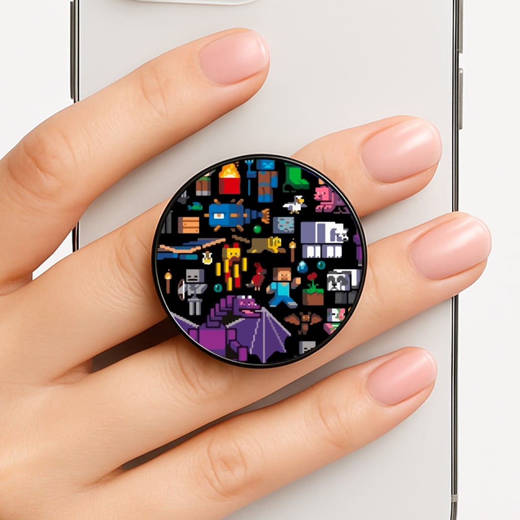 Mining Collage Phone Grip