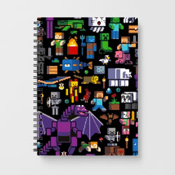 Minecraft Collage  Notebook