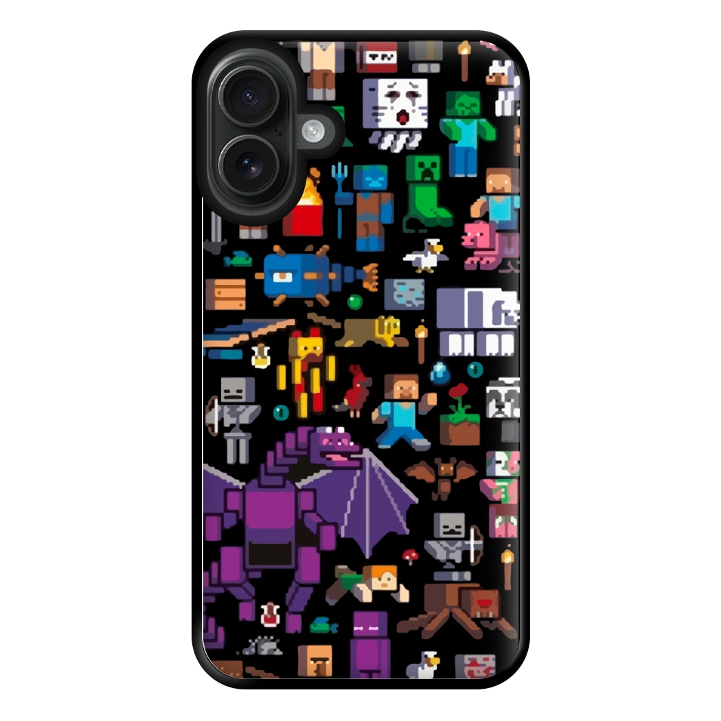 Mining Collage Phone Case for iPhone 16 Plus