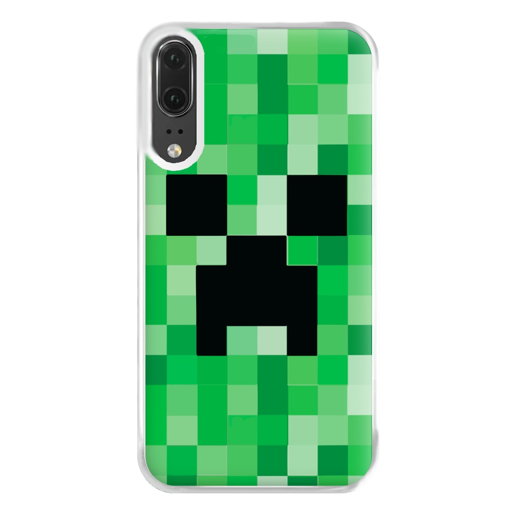 Creeper Face - Mining Phone Case for Huawei P20