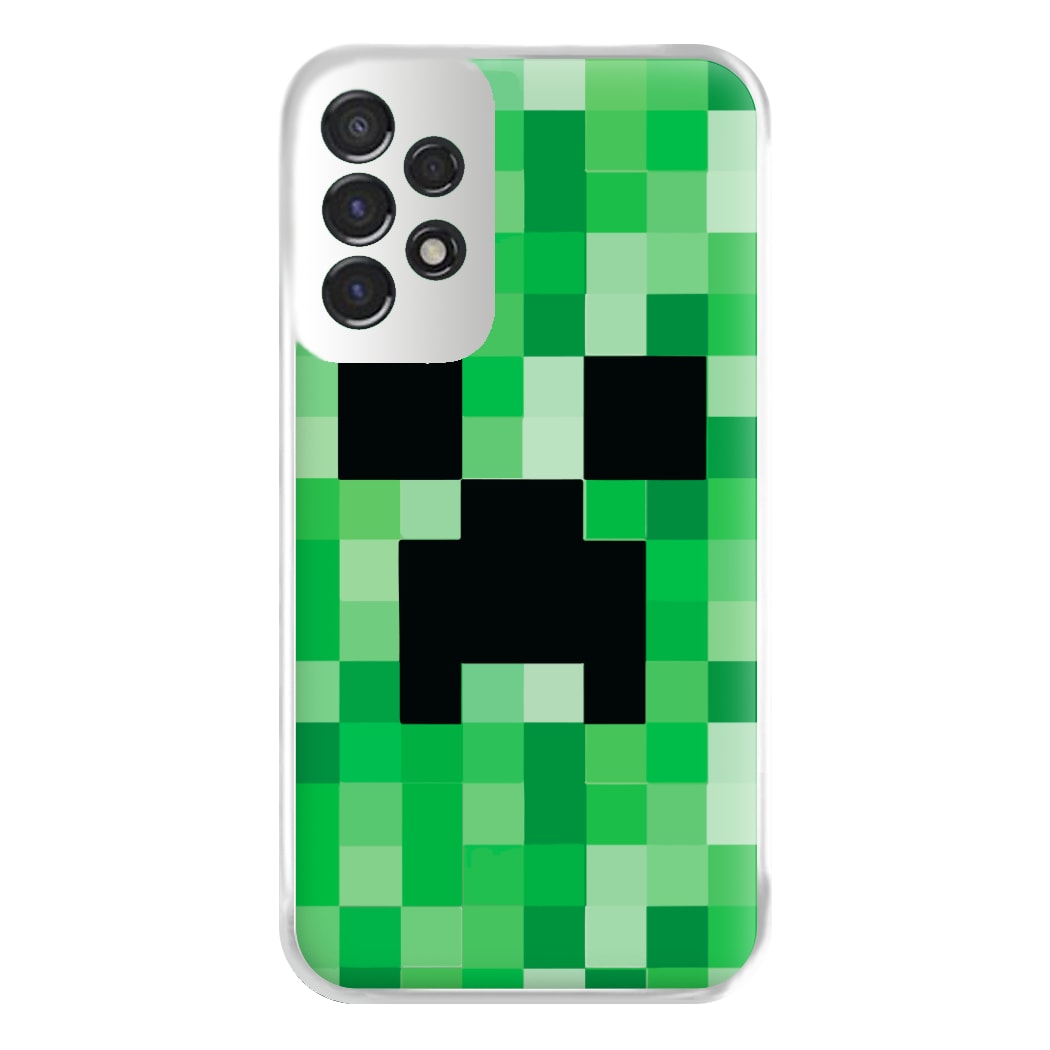 Creeper Face - Mining Phone Case for Galaxy A53