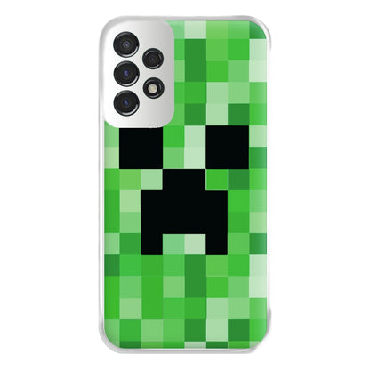 Creeper Face - Mining Phone Case for Galaxy A53