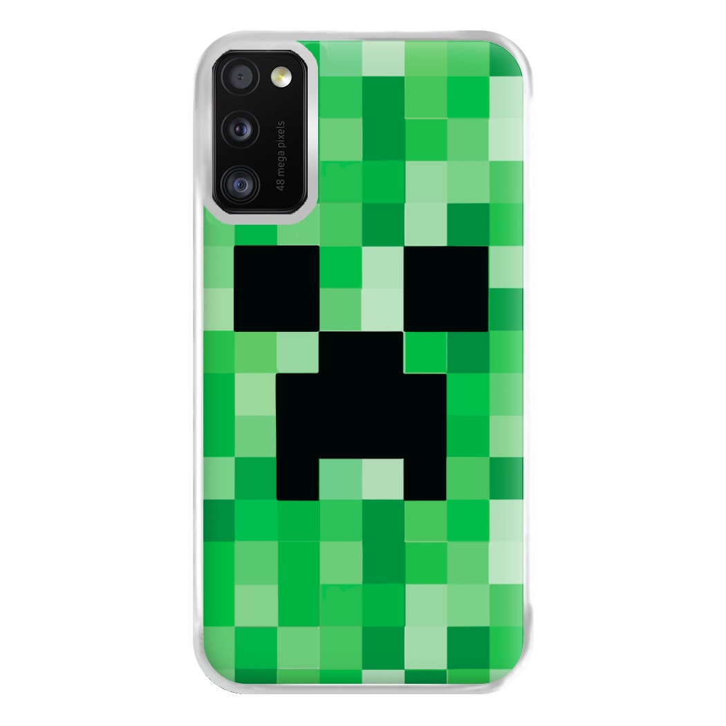 Creeper Face - Mining Phone Case for Galaxy A41