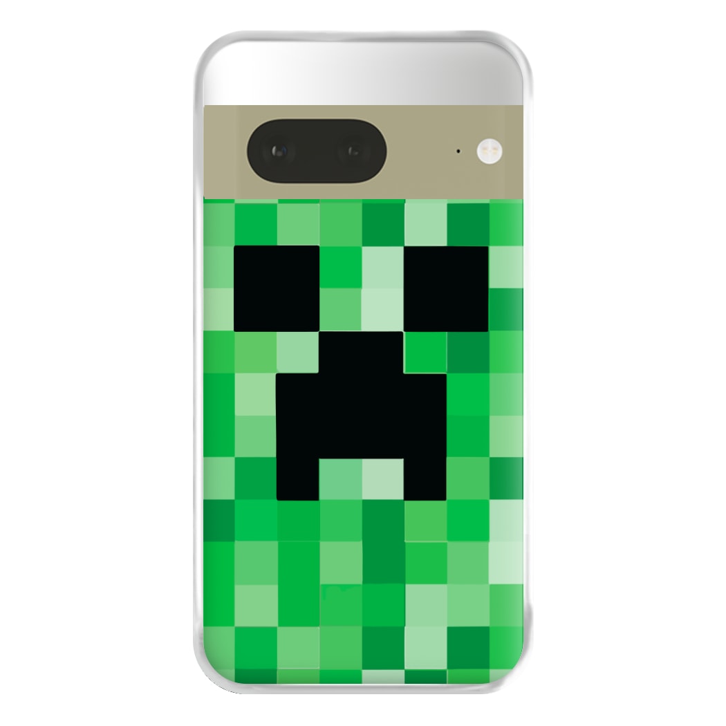 Creeper Face - Mining Phone Case for Google Pixel 7a