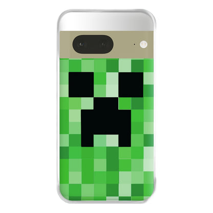 Creeper Face - Mining Phone Case for Google Pixel 7a