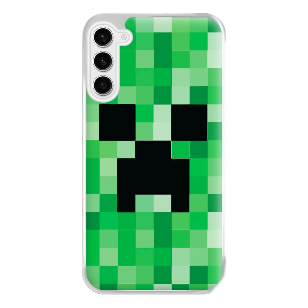 Creeper Face - Mining Phone Case for Galaxy S23FE