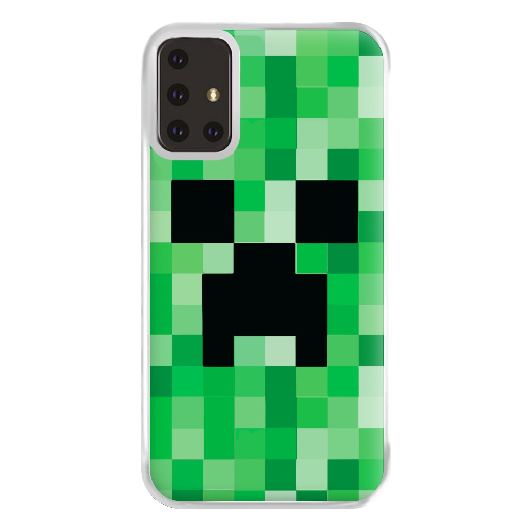 Creeper Face - Mining Phone Case for Galaxy A71