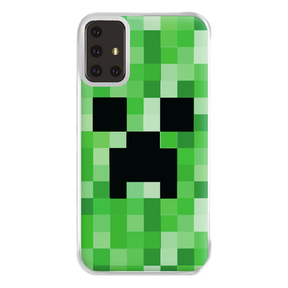 Creeper Face - Mining Phone Case for Galaxy A71