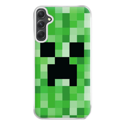 Creeper Face - Mining Phone Case for Galaxy A34