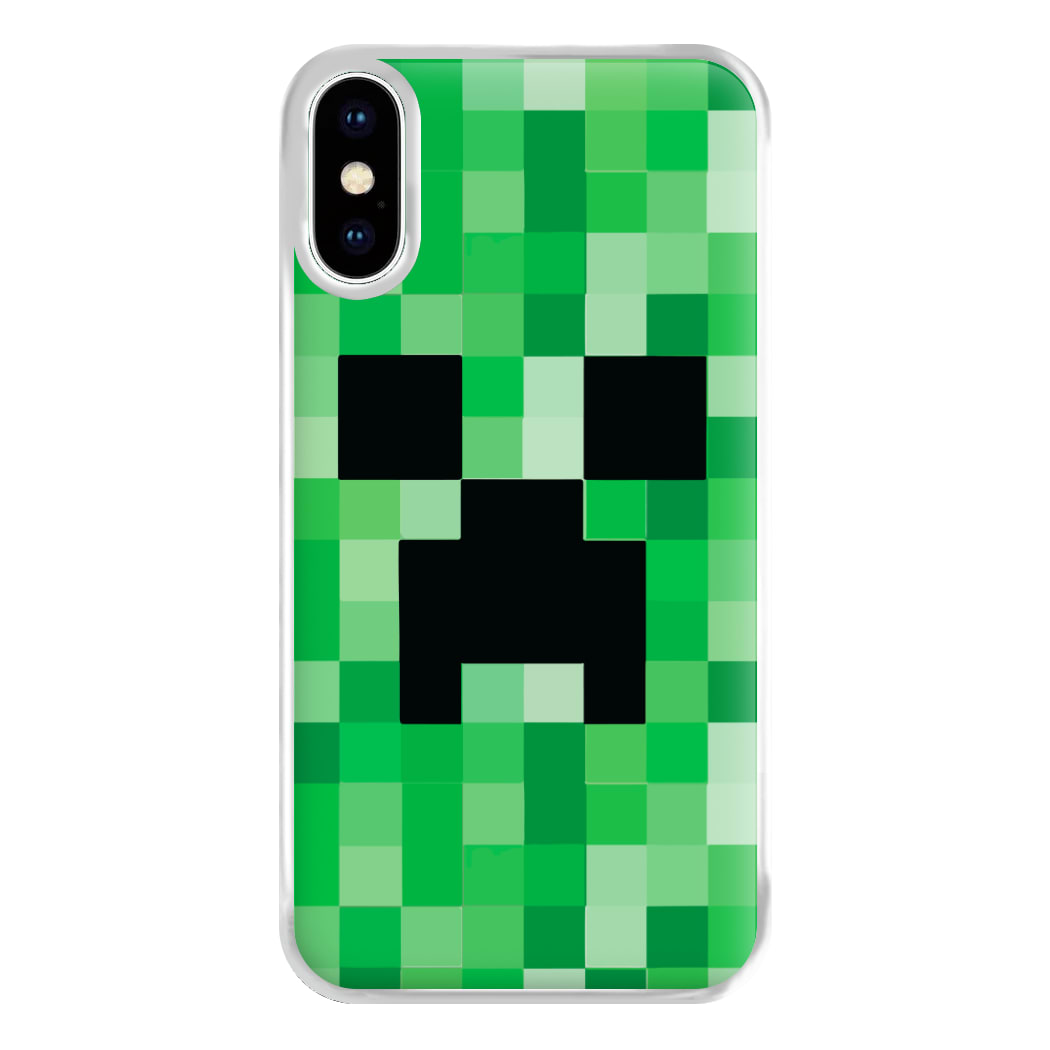 Creeper Face - Mining Phone Case for iPhone XS Max