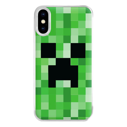 Creeper Face - Mining Phone Case for iPhone XS Max