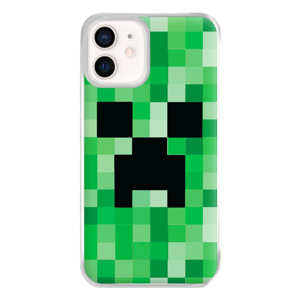 Creeper Face - Mining Phone Case for iPhone 13 Mini